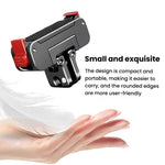 Supporto magnetico girevole a sgancio rapido in lega di alluminio per action camera, For Osmo Action 5 Pro / 4 / 3, For Osmo Action 6 / Nano