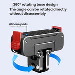 Supporto magnetico girevole a sgancio rapido in lega di alluminio per action camera, For Osmo Action 5 Pro / 4 / 3, For Osmo Action 6 / Nano