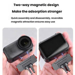 Supporto magnetico girevole a sgancio rapido in lega di alluminio per action camera, For Osmo Action 5 Pro / 4 / 3, For Osmo Action 6 / Nano
