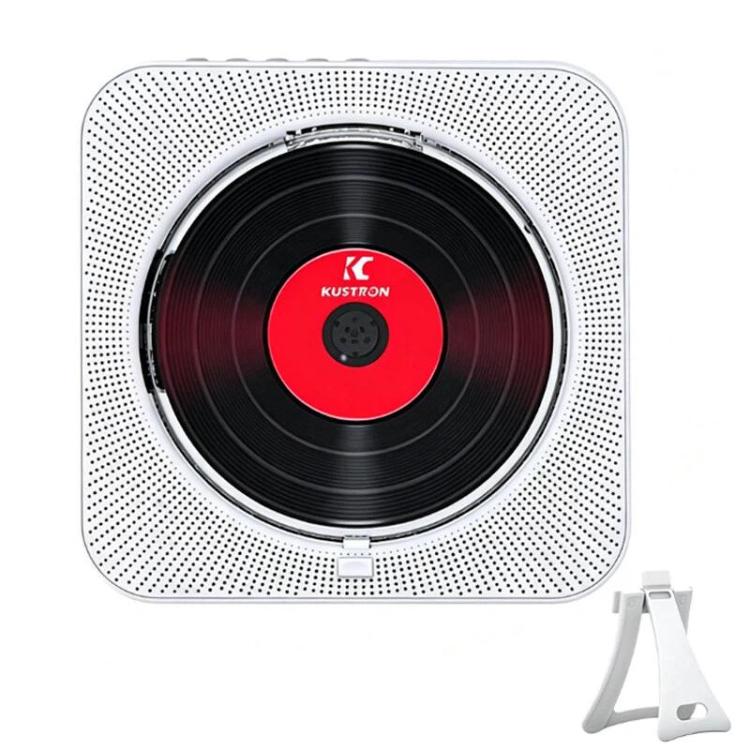 Lettore CD ricaricabile da parete con Bluetooth e custodia