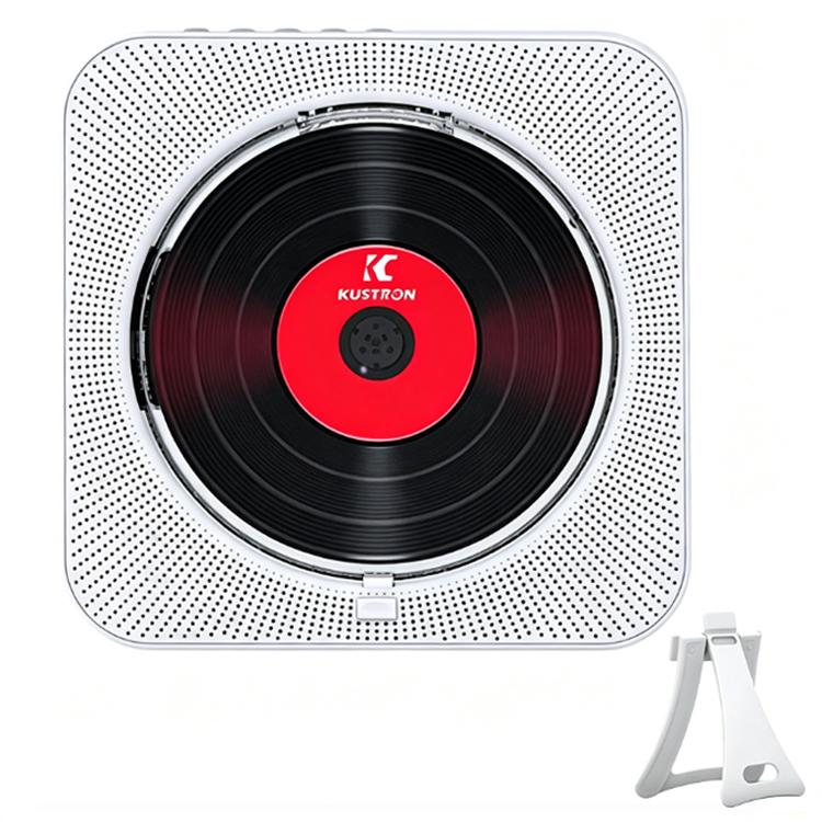 Lettore CD ricaricabile da parete con Bluetooth e custodia