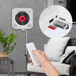 Lettore CD ricaricabile da parete con Bluetooth e custodia