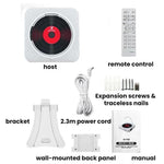 Lettore CD ricaricabile da parete con Bluetooth e custodia