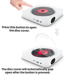 Lettore CD ricaricabile da parete con Bluetooth e custodia