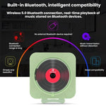 Lettore CD ricaricabile da parete con Bluetooth e custodia