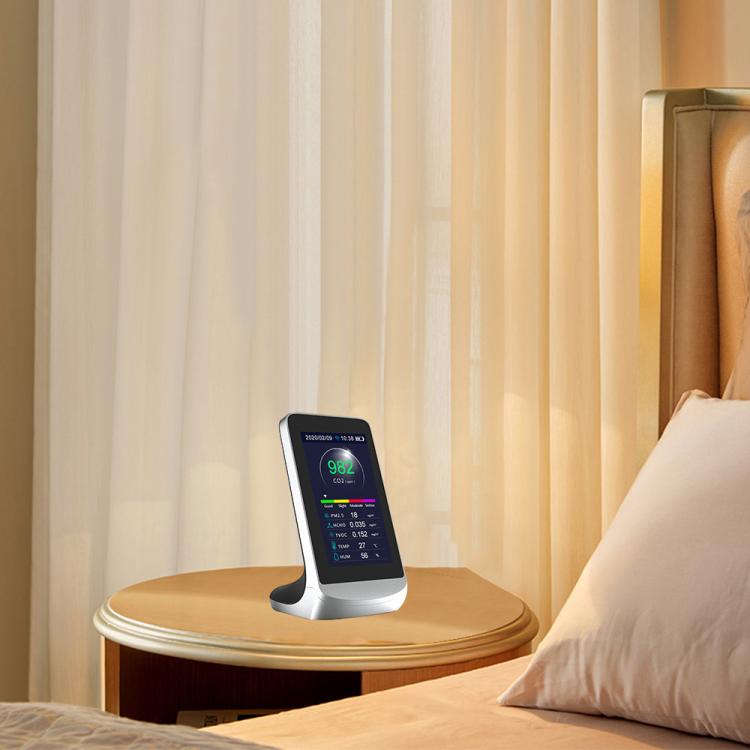 Monitor di qualità dell'aria 10 in 1 DM72B versione WiFi, supporto per l'app Tuya Smart, rilevamento di CO2, PM2.5, PM10, HCHO, TVOC., DM72B WiFi