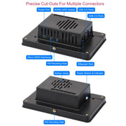 WAVESHARE - Display touchscreen da 5 pollici - Custodia di seconda generazione per Raspberry Pi 5, 5-Inch Case Only