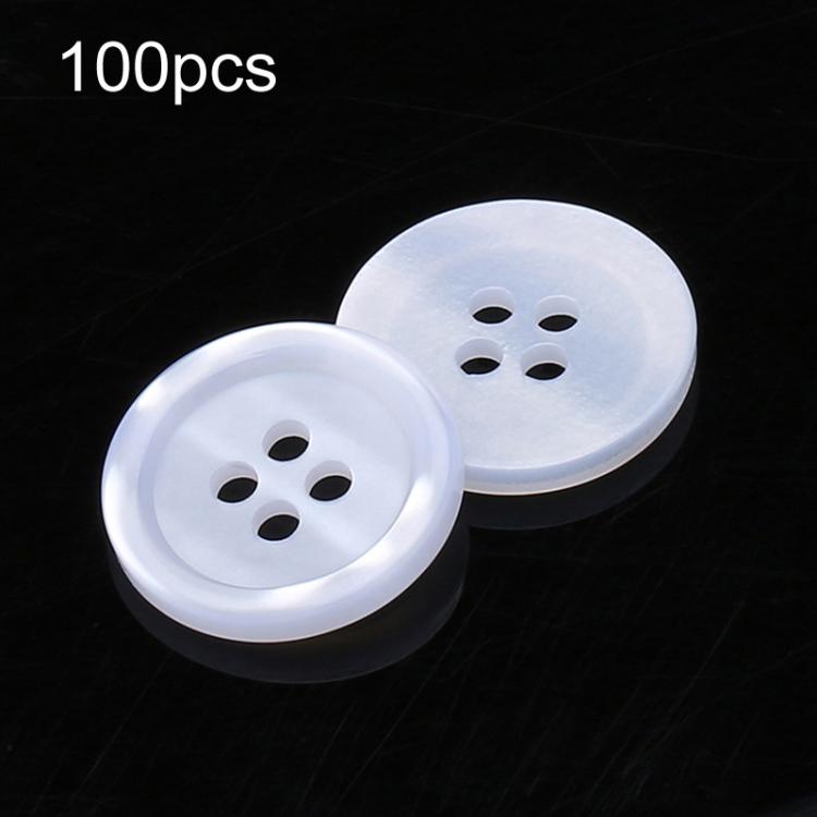 100 bottoni decorativi rotondi in resina perlata a 4 fori per polsini di camicie, Wide Edge 1cm, Wide Edge 1.15cm, Wide Edge 1.25cm, Wide Edge 1.5cm, Wide Edge 1.8cm, Wide Edge 2cm, Fine Edge 1cm, Fine Edge 1.15cm, Fine Edge 1.25cm, Fine Edge 1.5cm    ...