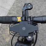 Supporto per cellulare da bici in silicone di grandi dimensioni, girevole a 360 gradi, supporto per navigatore per e-bike