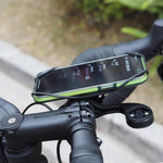 Supporto per cellulare da bici in silicone di grandi dimensioni, girevole a 360 gradi, supporto per navigatore per e-bike