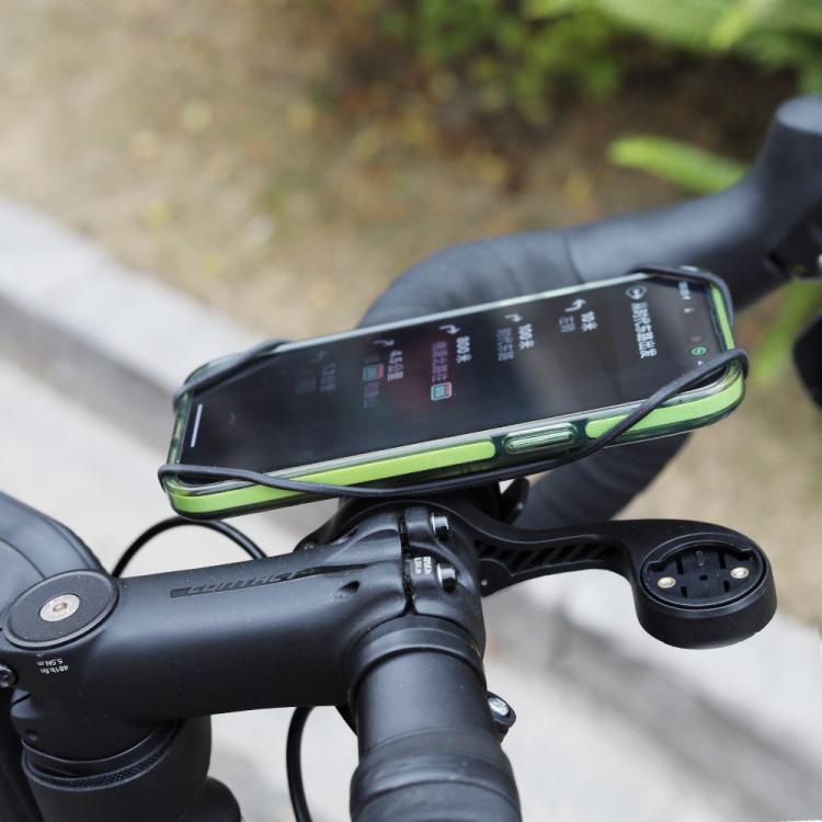 Supporto per cellulare da bici in silicone di grandi dimensioni, girevole a 360 gradi, supporto per navigatore per e-bike