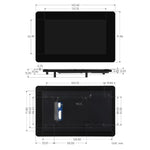 Pannello touchscreen capacitivo IPS 5" con vetro temperato e cust