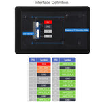 Pannello touchscreen capacitivo IPS 5" con vetro temperato e cust