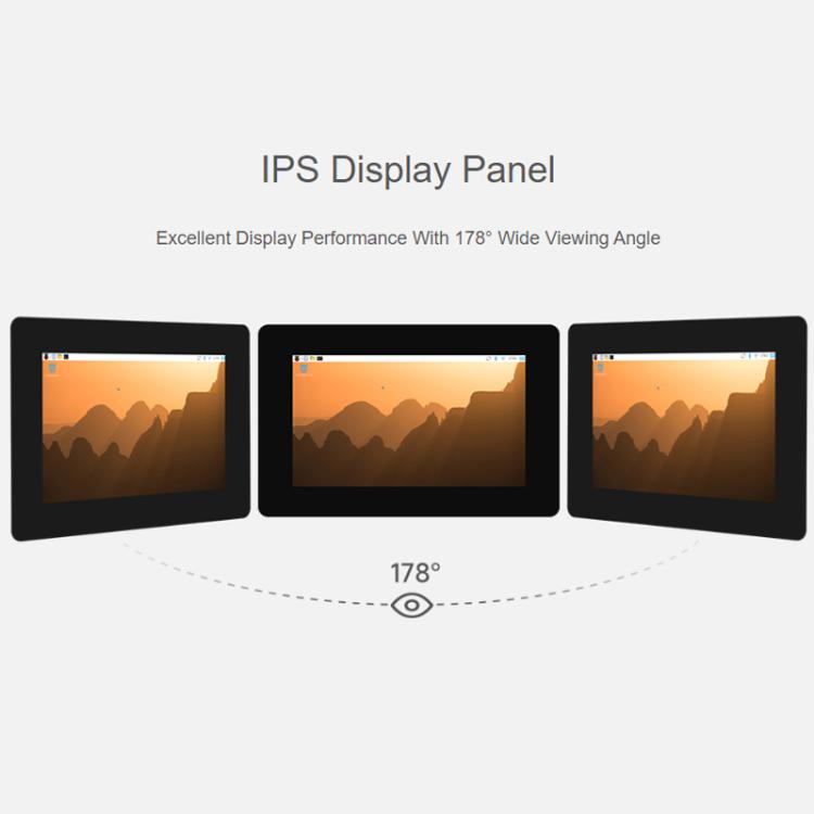 Pannello touchscreen capacitivo IPS 5" con vetro temperato e cust