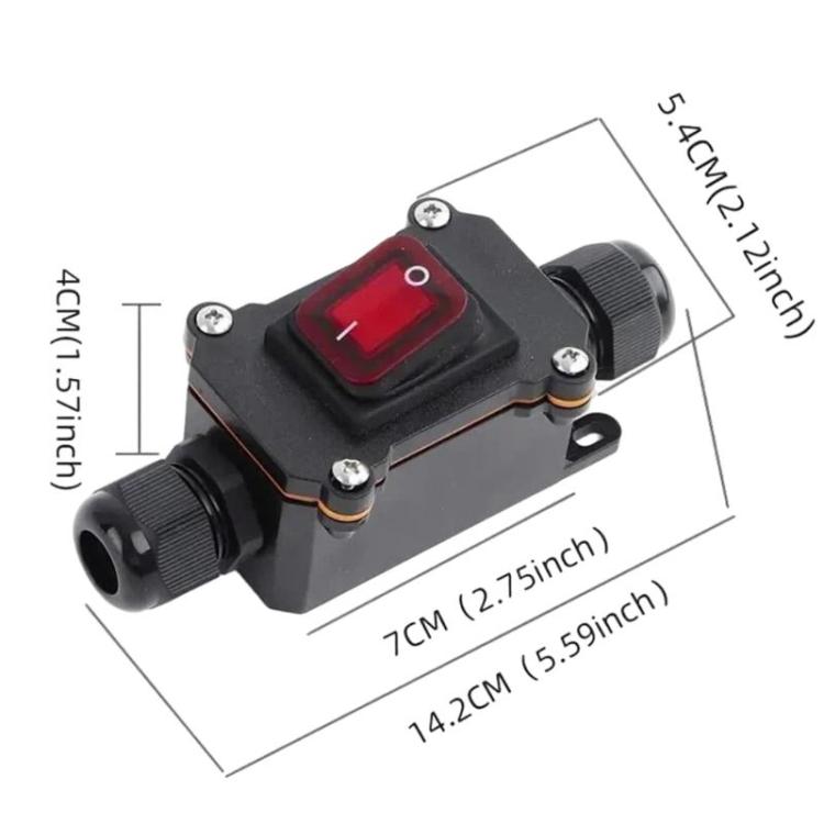 Scatola di derivazione impermeabile IP67 per interruttore auto