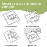 Recinzione elettrica per cani da esterno F600 con filo, controllo di precisione a 10 livelli., F600