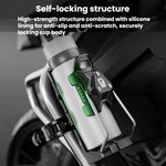 Portaborraccia antiscivolo adattivo per moto e biciclette, portabicchiere antifurto girevole a 360 gradi., Kewig SHJ-6