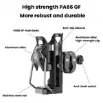 Portaborraccia antiscivolo adattivo per moto e biciclette, portabicchiere antifurto girevole a 360 gradi., Kewig SHJ-6