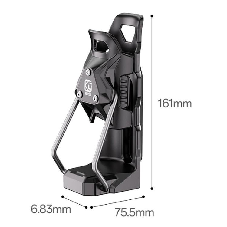 Portaborraccia antiscivolo adattivo per moto e biciclette, portabicchiere antifurto girevole a 360 gradi., Kewig SHJ-6