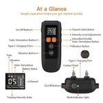 Collare per addestramento cani ricaricabile T740, impermeabile IP67, ideale per l'addestramento di animali domestici., T740