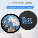 Display touch capacitivo rotondo 7" 1080x1080 HDMI