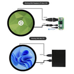Display touch capacitivo rotondo 7" 1080x1080 HDMI