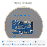 Display touch capacitivo rotondo 7" 1080x1080 HDMI