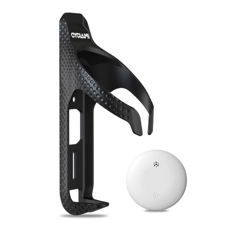 CYCLAMI Portaborraccia per bicicletta, portabicchiere per ciclismo, White, Black, Black+CYC-HB15 Tracker, White+CYC-HB15 Tracker