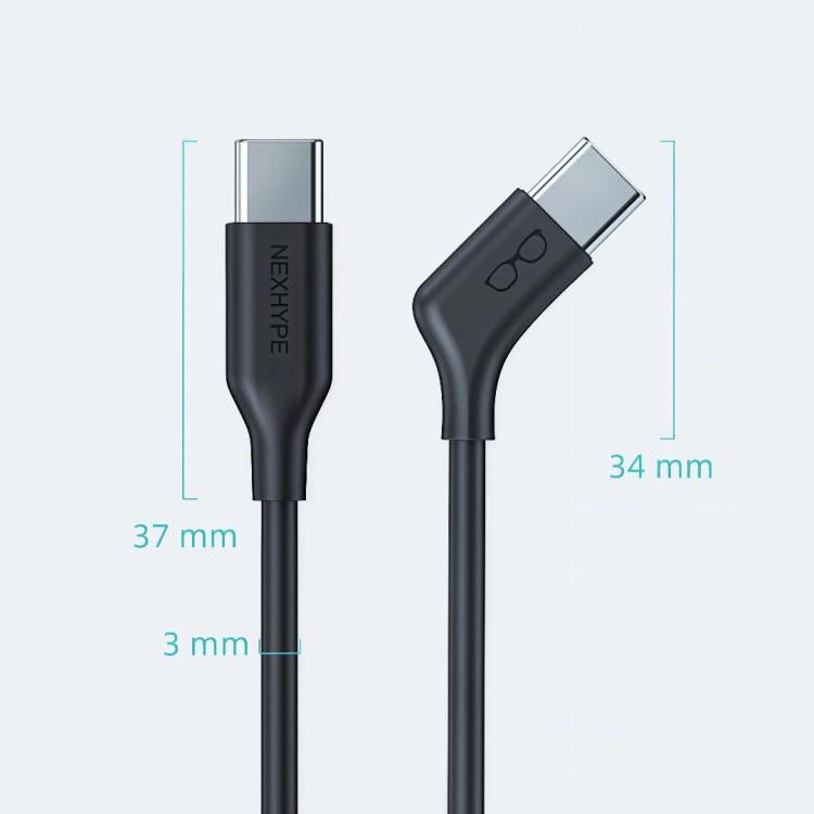 Cavo dati coassiale USB-C/Type-C NEXHYPE per occhiali AR/VR, per trasferimento dati e alimentazione., 1m, 2m