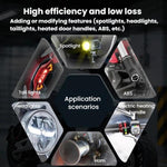 Convertitore DC-1 da 48V-120V a 12V CC per veicoli elettrici