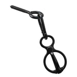 Set di 3 fibbie di sicurezza per funi, in acciaio inossidabile, per scuderie equestri, per legare i cavalli.