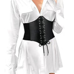 Cintura elastica in vita, maglietta snellente, corsetto elastico