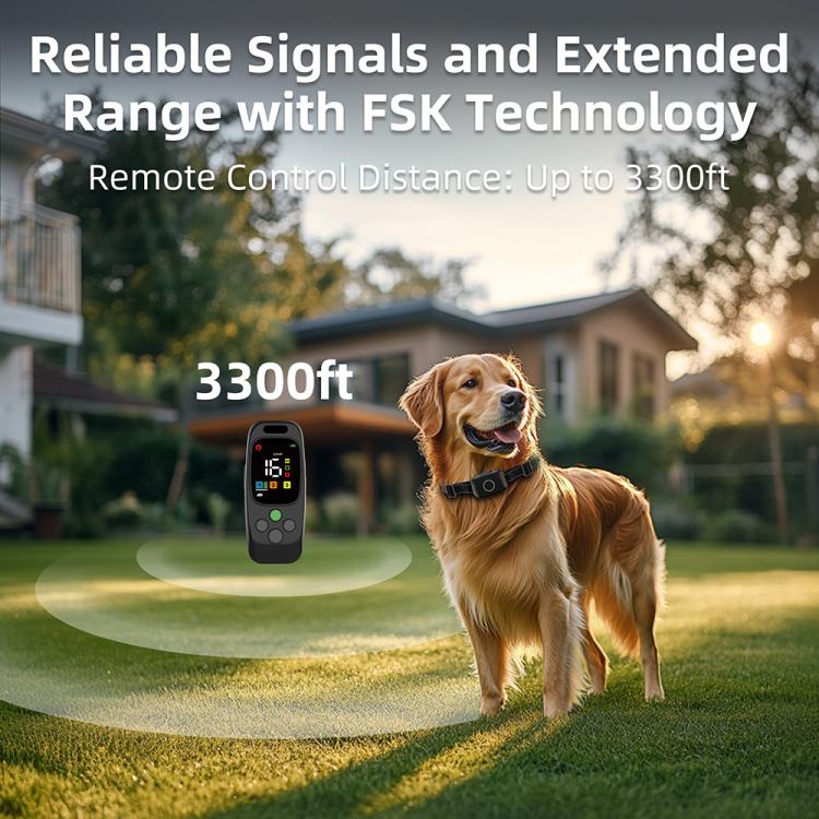 Collare addestratore per cani 3 in 1 T800S con comunicazione bidirezionale, visualizzazione dello stato e monitoraggio dell'attività del cane., T800S
