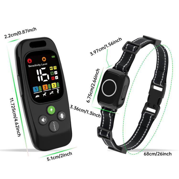 Collare addestratore per cani 3 in 1 T800S con comunicazione bidirezionale, visualizzazione dello stato e monitoraggio dell'attività del cane., T800S