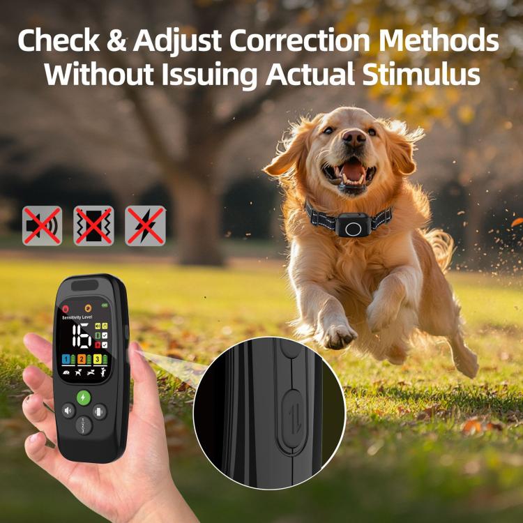 Collare addestratore per cani 3 in 1 T800S con comunicazione bidirezionale, visualizzazione dello stato e monitoraggio dell'attività del cane., T800S