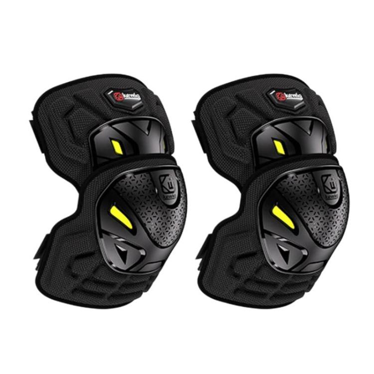 Set protezioni moto per ginocchia e gomiti con sgancio rapido