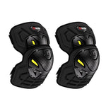 Set protezioni moto per ginocchia e gomiti con sgancio rapido