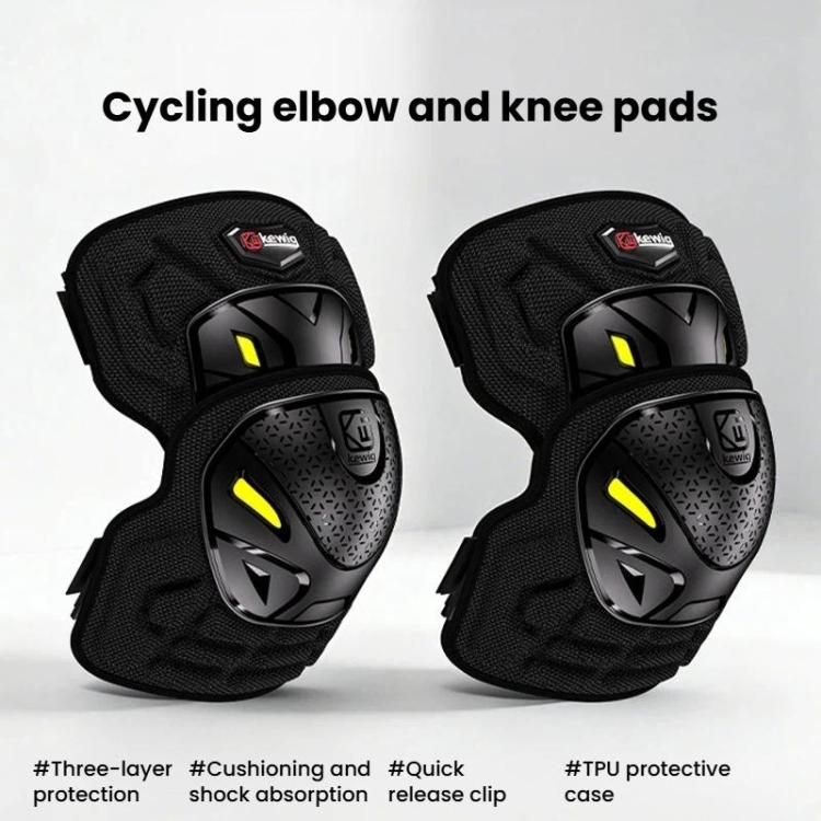 Set protezioni moto per ginocchia e gomiti con sgancio rapido
