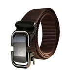 Cintura in denim intrecciato, morbida e resistente, per esterni., Figure-eight Buckle Black, Figure-eight Buckle Khaki, Figure-eight Buckle Coffee, Figure-eight Buckle Green, Figure-eight Buckle Gray, Figure-eight Buckle Blue, Metal Buckle Black       ...