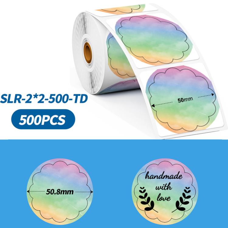 Etichette adesive rotonde Phomemo da 2 pollici per stampanti PM241-BT/PM246S/D520-BT, LASER-SILVER-BLACK-400pcs, > LASER-GOLD-BLACK-400pcs, WHITE-BLACK-750pcs, PINK-BLACK-750pcs, YELLOW-BLACK-750pcs, BLUE-BLACK-750pcs, ORANGE-BLACK-750pcs              ...