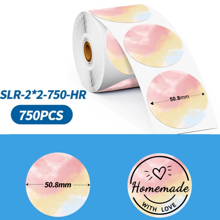 Etichette adesive rotonde Phomemo da 2 pollici per stampanti PM241-BT/PM246S/D520-BT, LASER-SILVER-BLACK-400pcs, > LASER-GOLD-BLACK-400pcs, WHITE-BLACK-750pcs, PINK-BLACK-750pcs, YELLOW-BLACK-750pcs, BLUE-BLACK-750pcs, ORANGE-BLACK-750pcs              ...