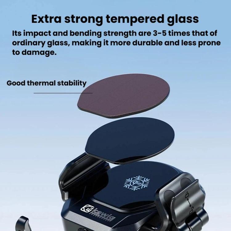 Supporto telefono moto Kewig M33 Pro con ventola raffreddamento