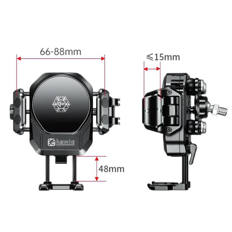 Supporto telefono moto Kewig M33 Pro con ventola raffreddamento