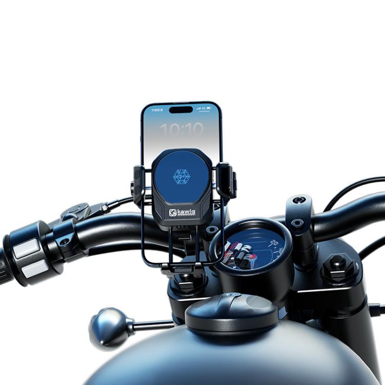 Supporto telefono moto Kewig M33 Pro con ventola raffreddamento