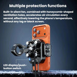 Supporto telefono moto Kewig M33 Pro con ventola raffreddamento