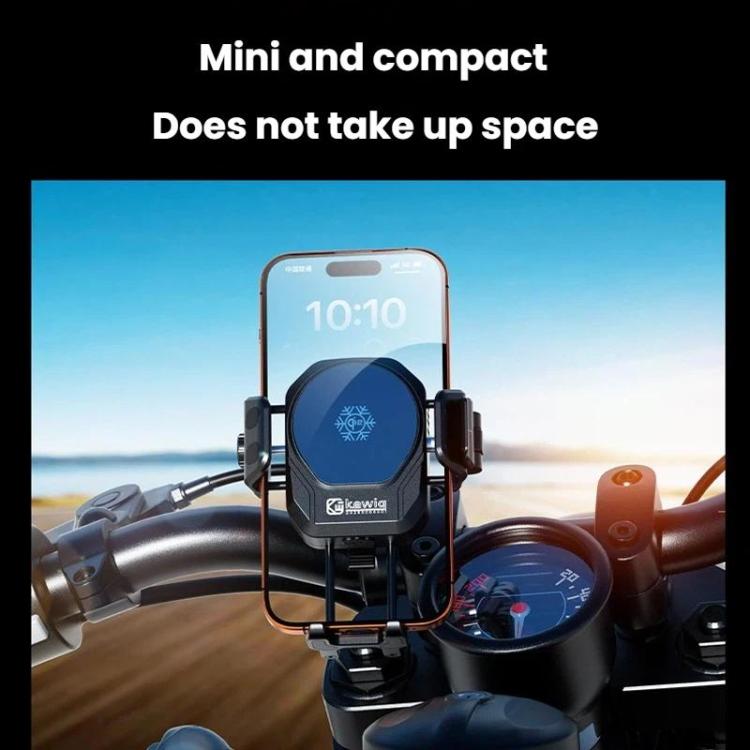 Supporto telefono moto Kewig M33 Pro con ventola raffreddamento