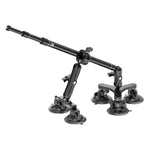 Supporto fisso per selfie stick con ventosa estensibile per auto e fotocamera sportiva Kewig QG-11, da montare sul tetto dell'auto.