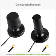Antenna SMA WAVESHARE con base magnetica a ventosa e cavo coassiale da 3 metri., Magnetic Base