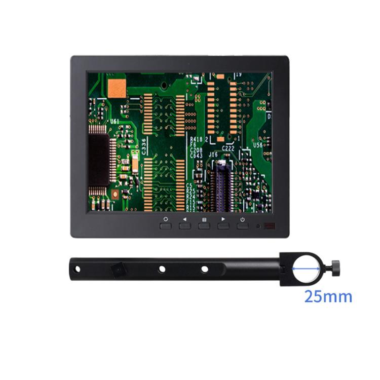 Monitor per microscopio IPS di livello industriale, spina USA, 8 Inch with 25mm Mounting Bar, 8 Inch with 32mm Mounting Bar, 10 Inch with 25mm Mounting Bar, 10 Inch with 32mm Mounting Bar, 11.6 Inch with 25mm Mounting Bar, 11.6 Inch with 32mm Mounting ...