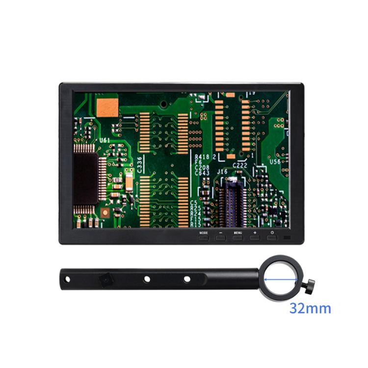 Monitor per microscopio IPS di livello industriale, spina USA, 8 Inch with 25mm Mounting Bar, 8 Inch with 32mm Mounting Bar, 10 Inch with 25mm Mounting Bar, 10 Inch with 32mm Mounting Bar, 11.6 Inch with 25mm Mounting Bar, 11.6 Inch with 32mm Mounting ...